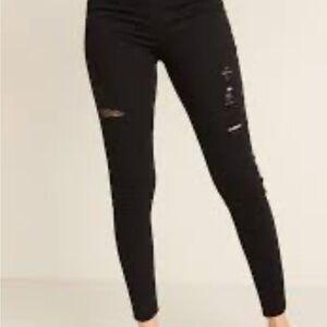 Gap Black Distressed Jeans 18